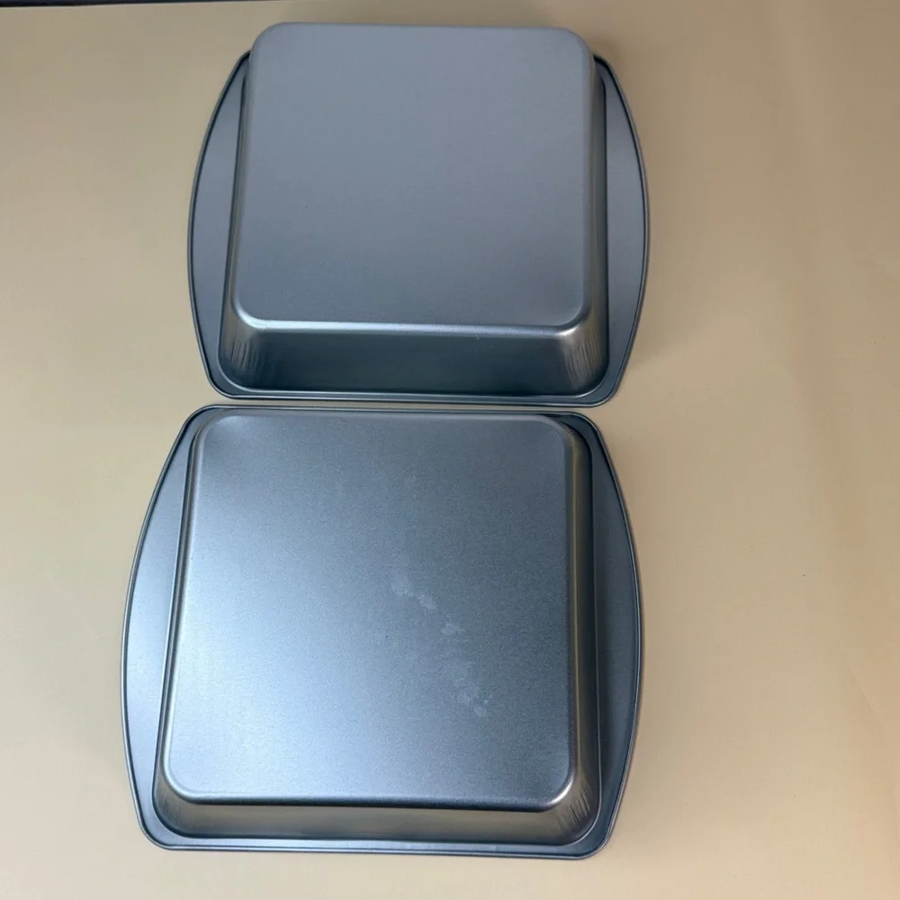 Gray Square Baking Pan Set Of 2